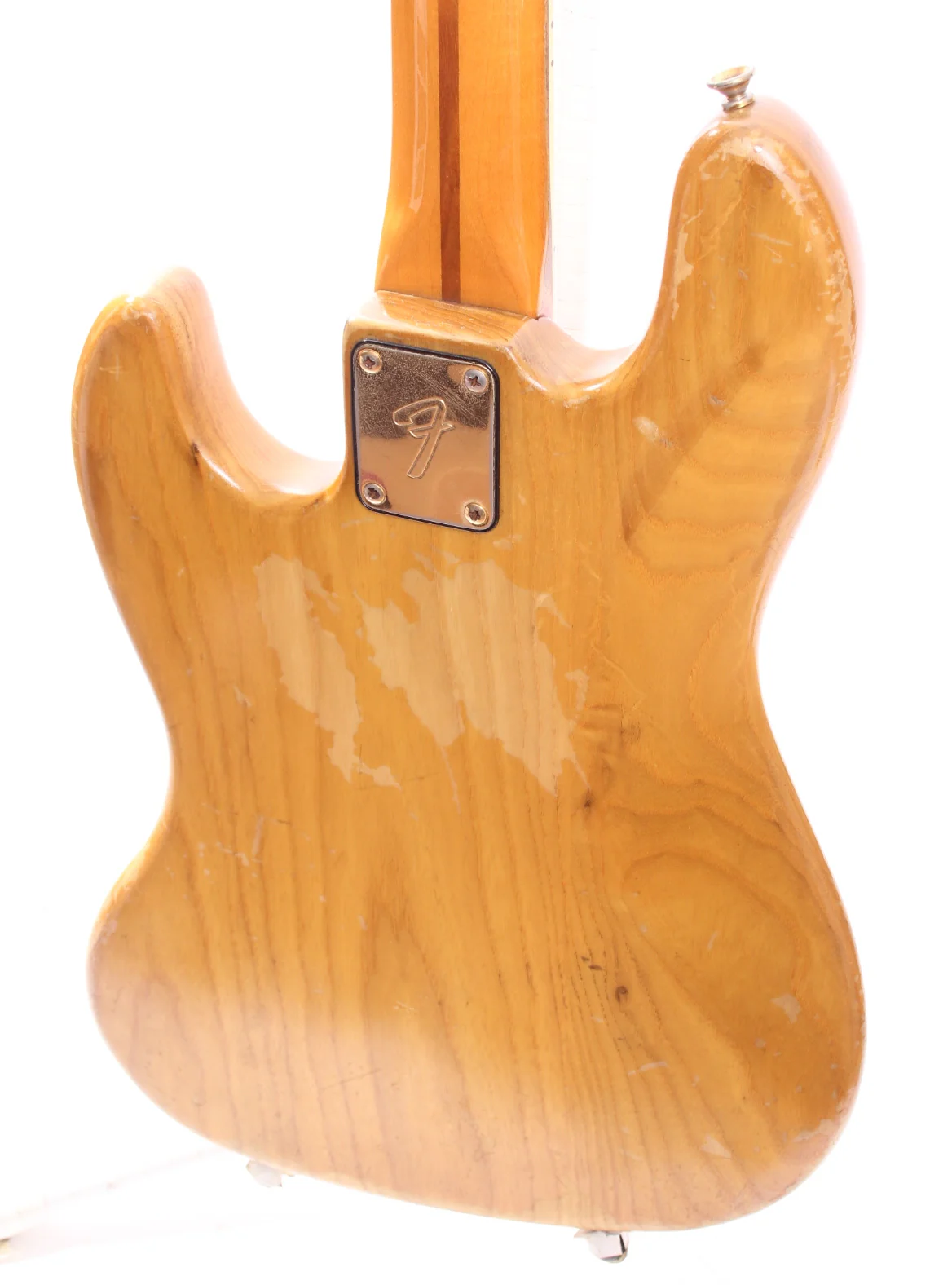 1982 Fender Jazz Bass all gold natural - Image 8