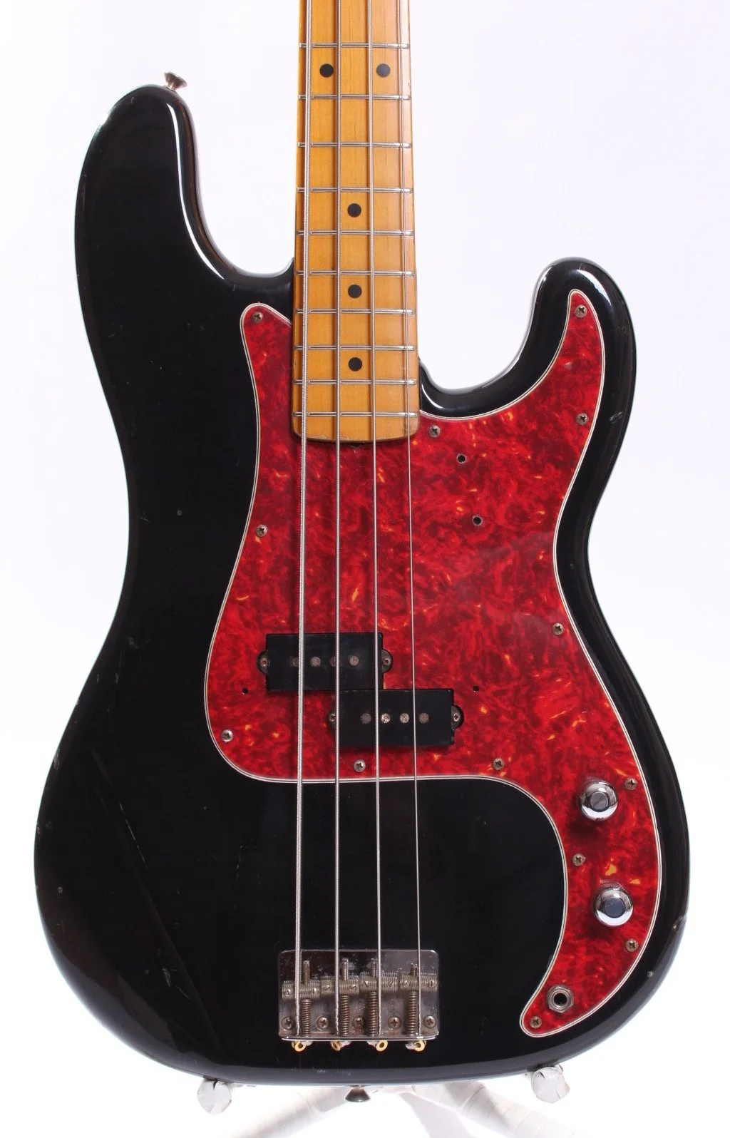 1982 Fender Precision Bass '57 Reissue black JV Series - Image 2