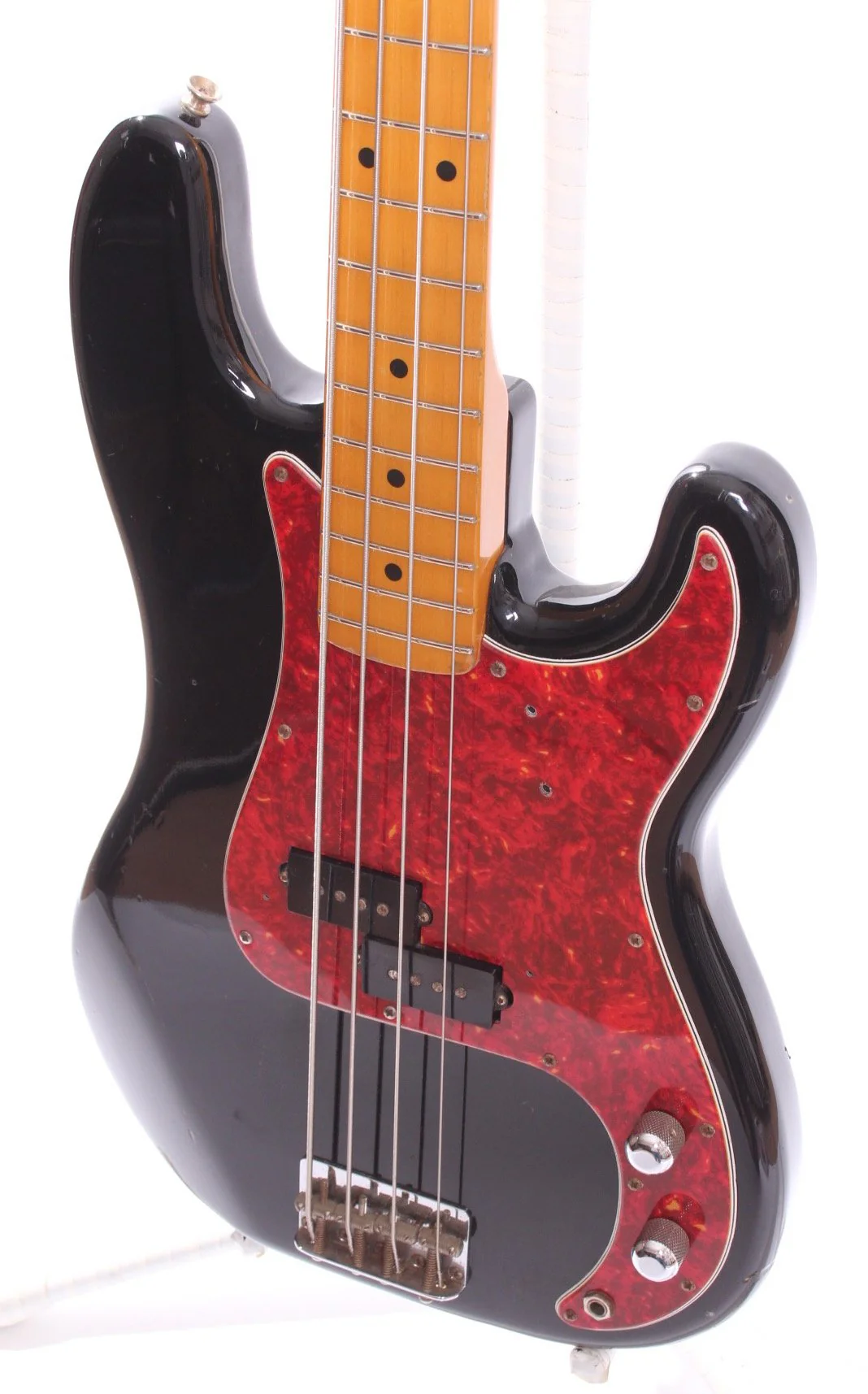 1982 Fender Precision Bass '57 Reissue black JV Series - Image 3