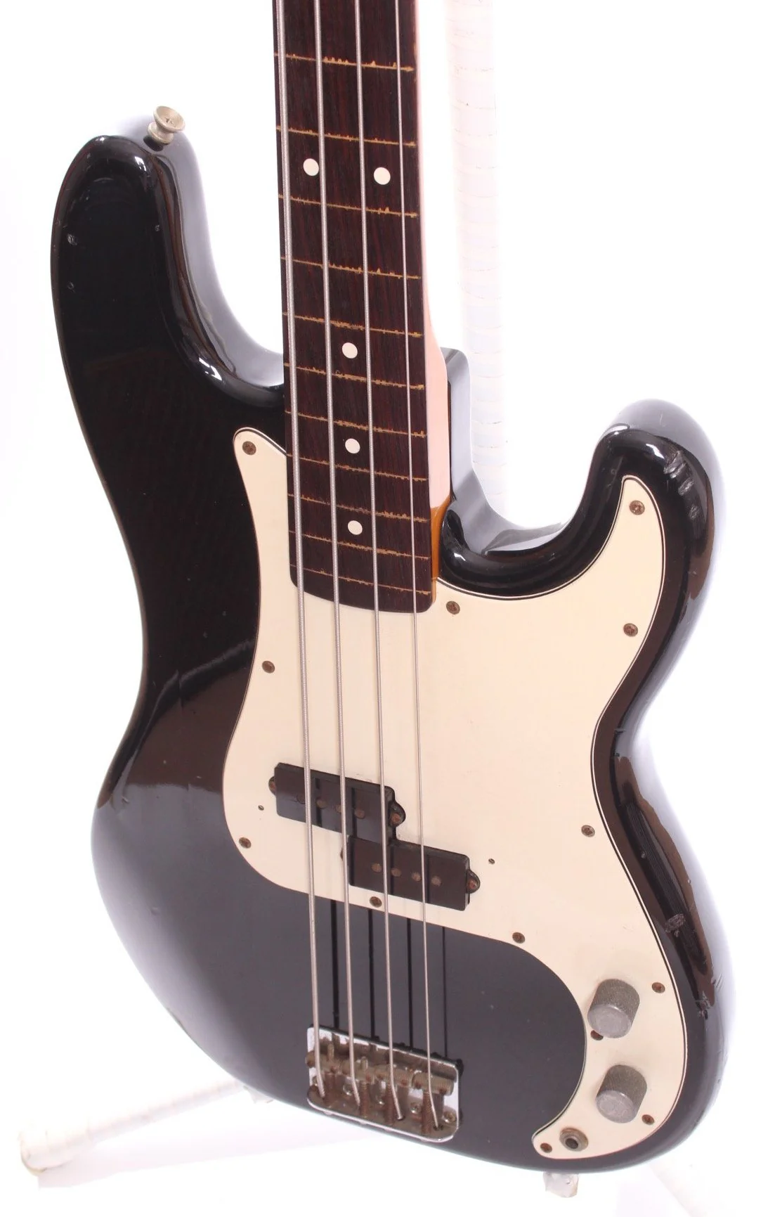 1982 Fender Precision Bass 62 Reissue fretless black - Image 3