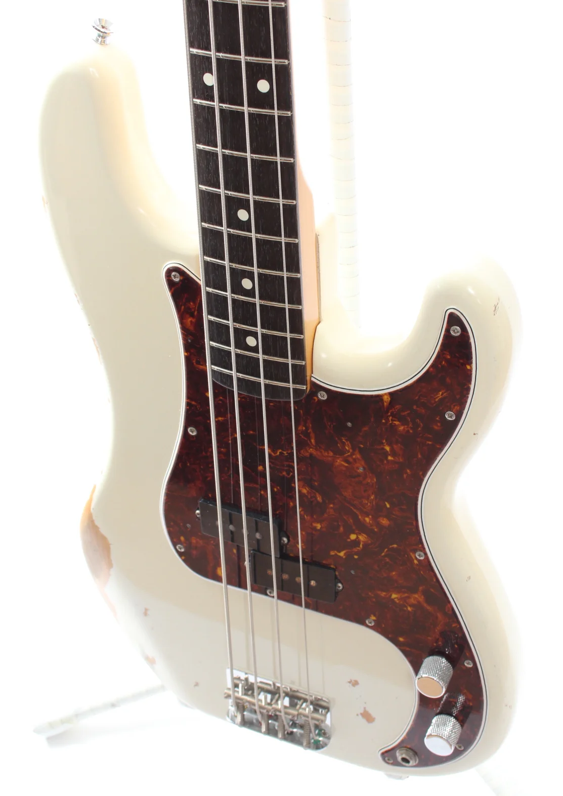 1982 Fender Precision Bass 62 Reissue vintage white - Image 3