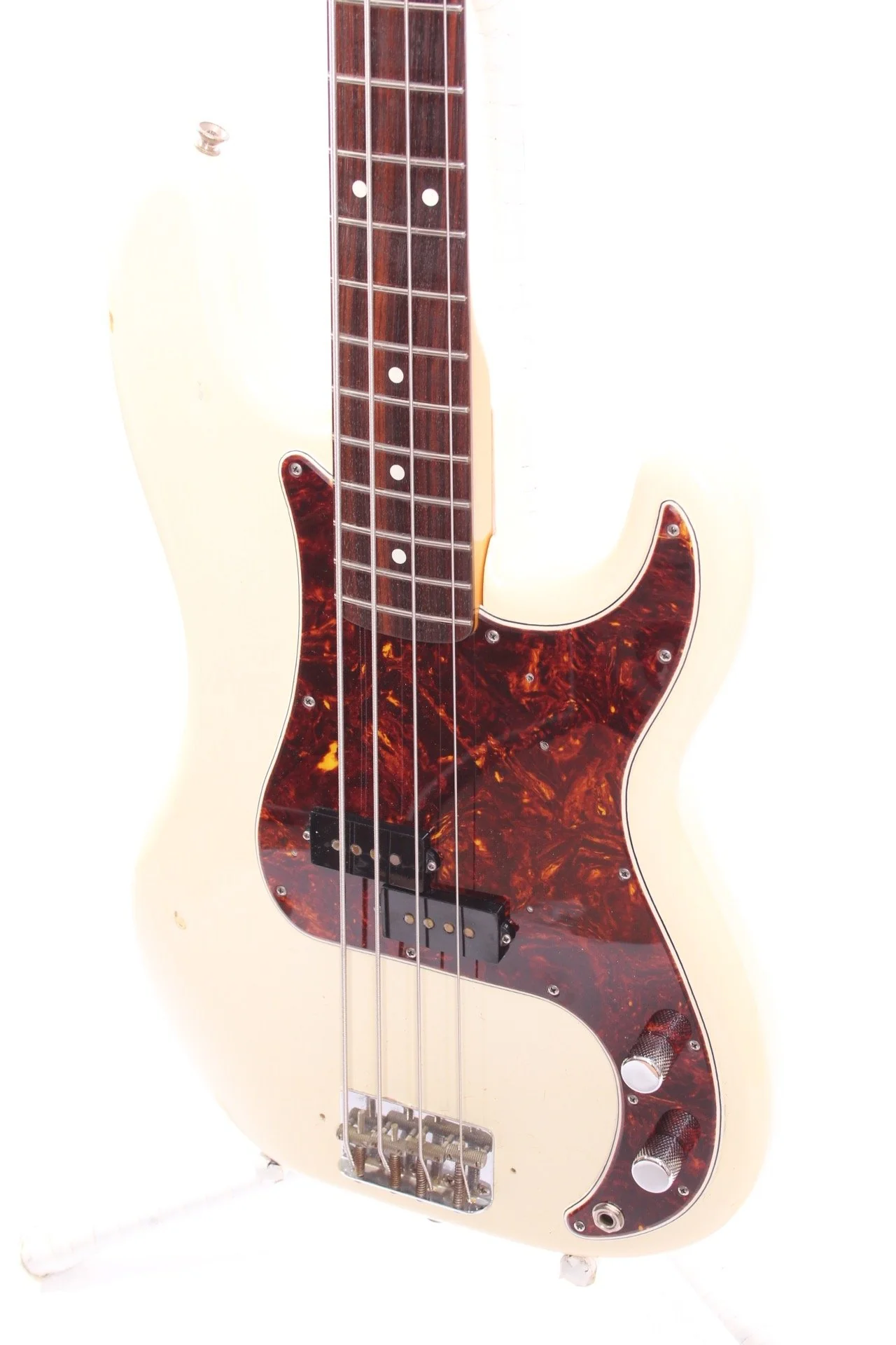 1982 Fender Precision Bass 62 Reissue vintage white - Image 3