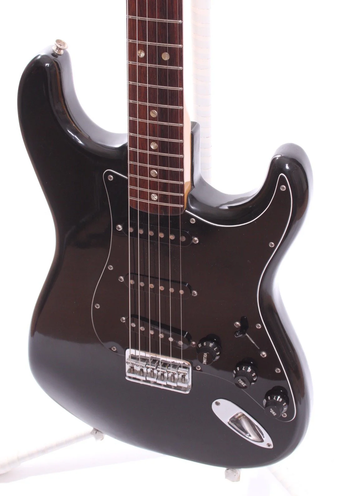 1982 Fender Stratocaster Hardtail black - Image 3