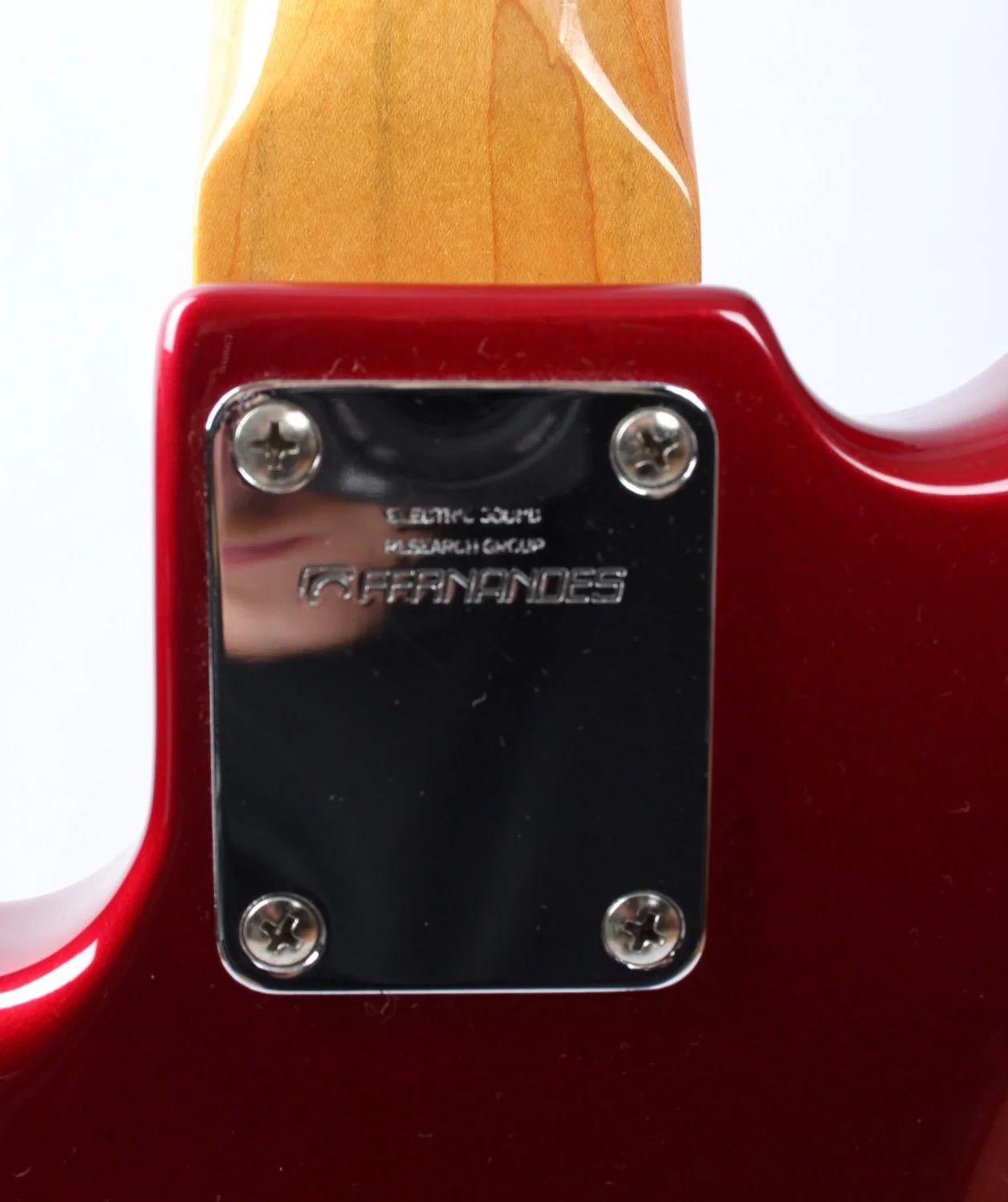1982 Fernandes The Revival Jazz Bass 64 Reissue RJB-55 candy apple red - Image 11