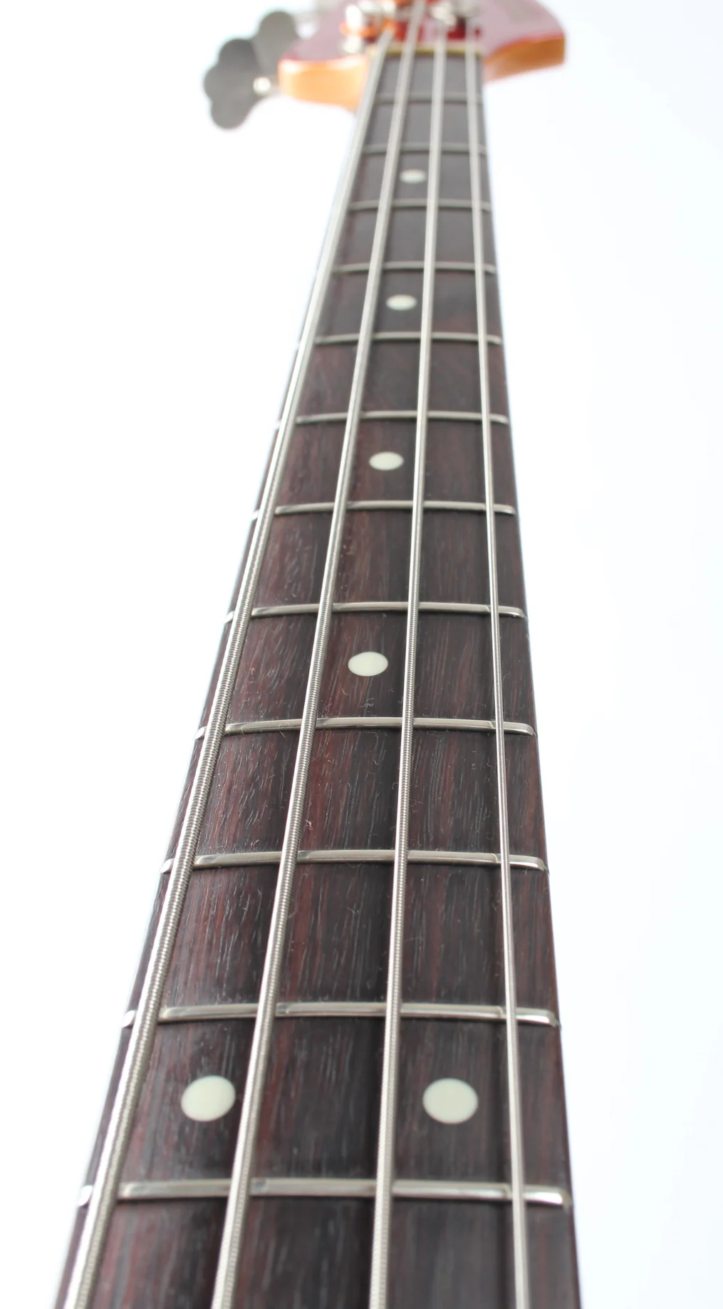 1982 Fernandes The Revival Jazz Bass 64 Reissue RJB-55 candy apple red - Image 4