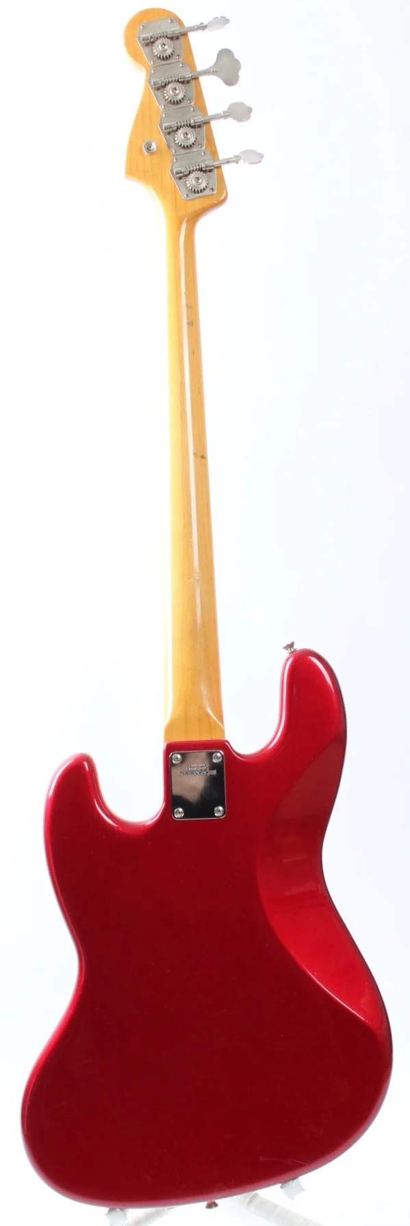 1982 Fernandes The Revival Jazz Bass 64 Reissue RJB-55 candy apple red - Image 6