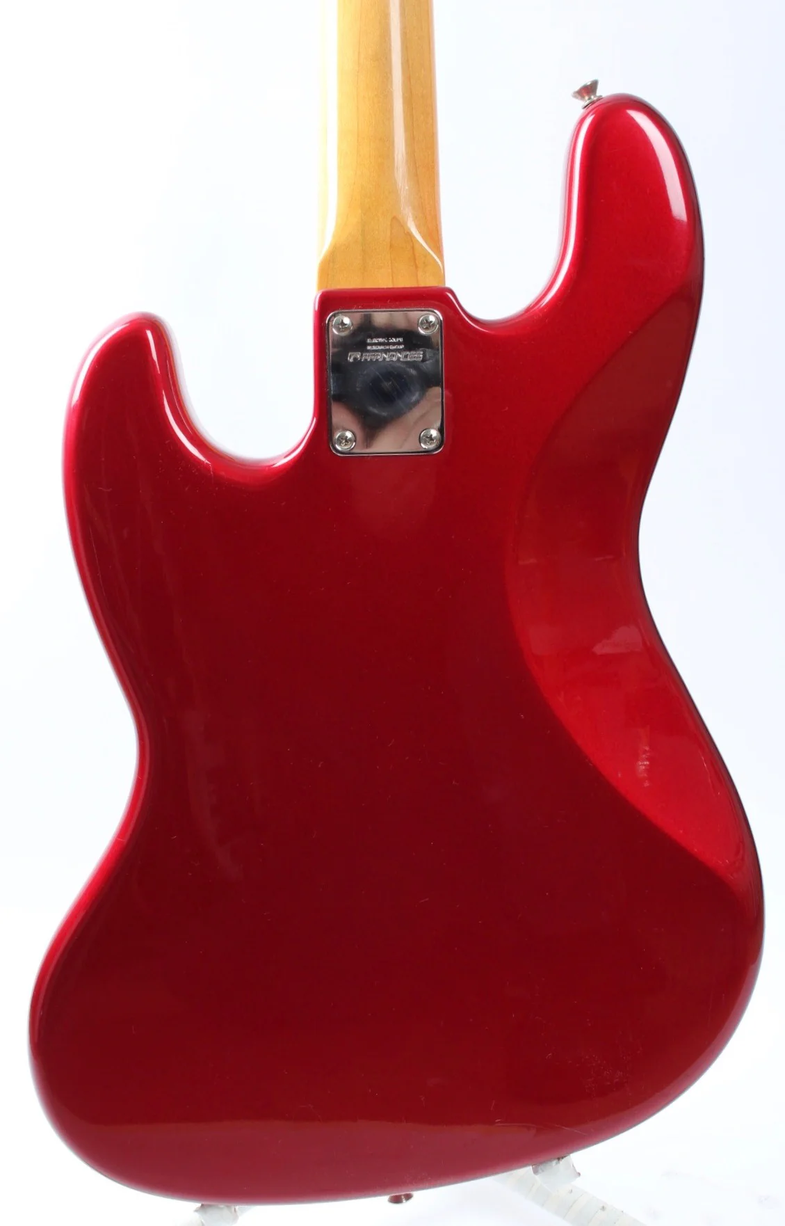 1982 Fernandes The Revival Jazz Bass 64 Reissue RJB-55 candy apple red - Image 7