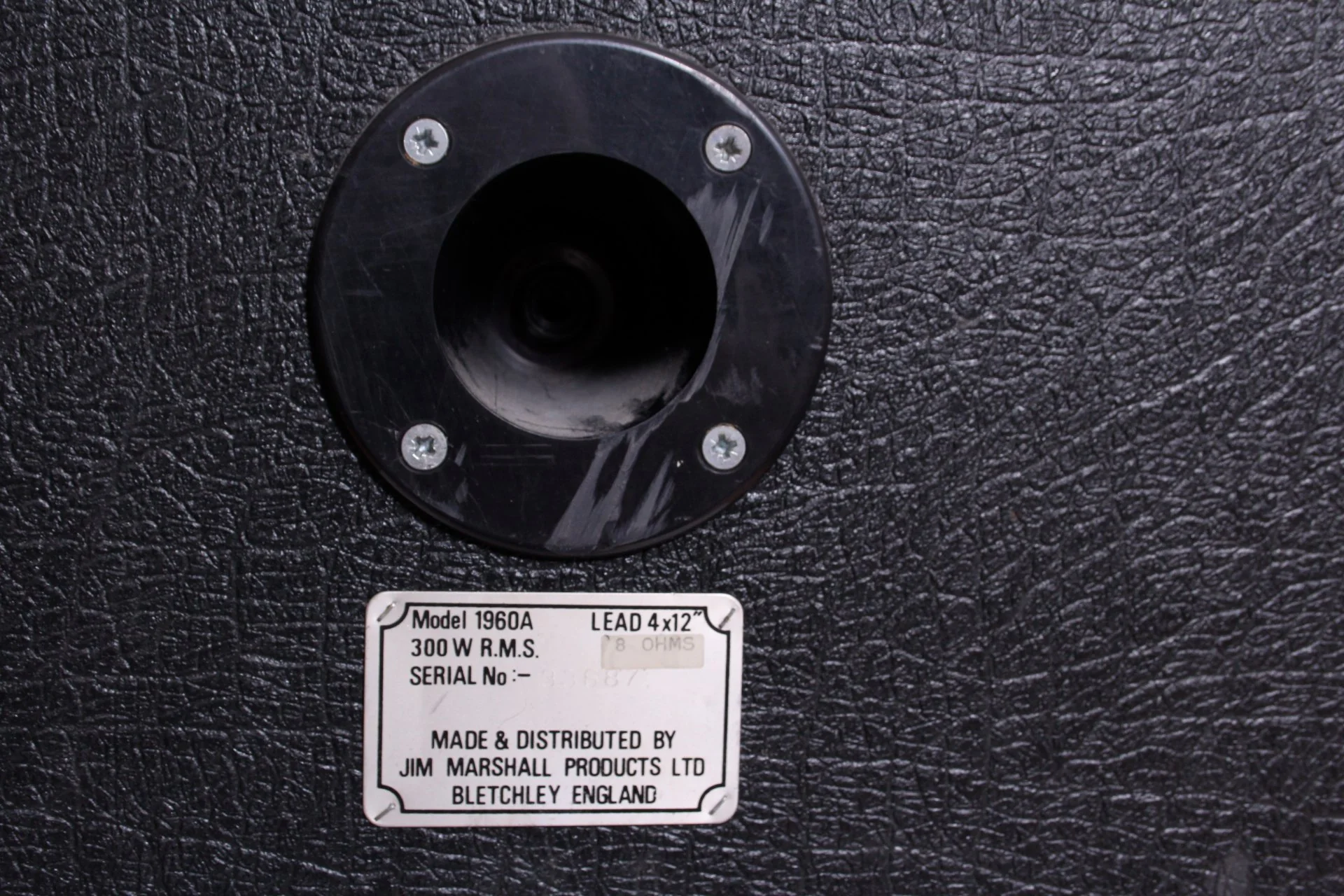 1982 Marshall JCM800 1960A 4x12" Cabinet - Image 5