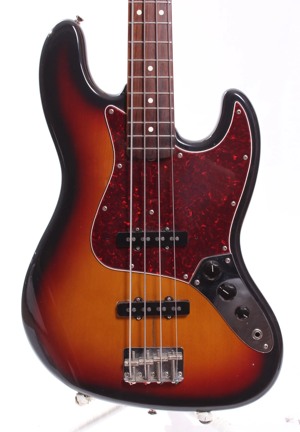 1982 Squier by Fender Jazz Bass 62 Reissue sunburst - Image 2