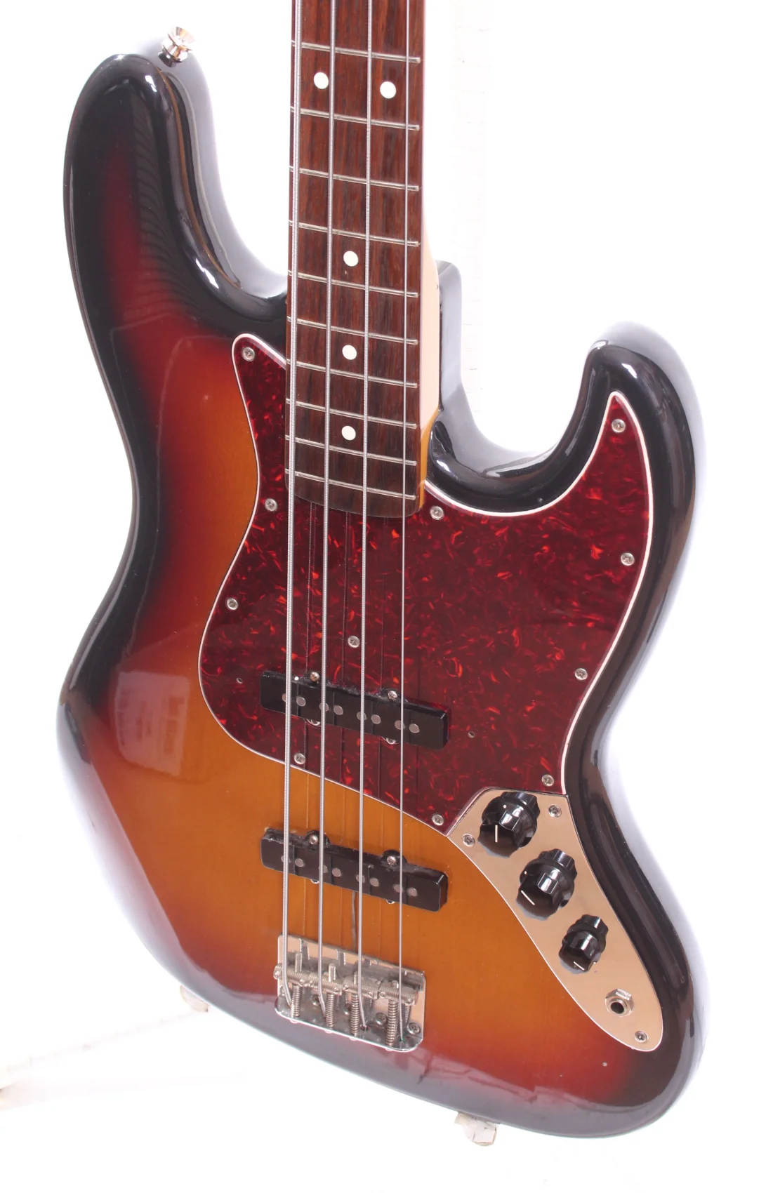 1982 Squier by Fender Jazz Bass 62 Reissue sunburst - Image 3