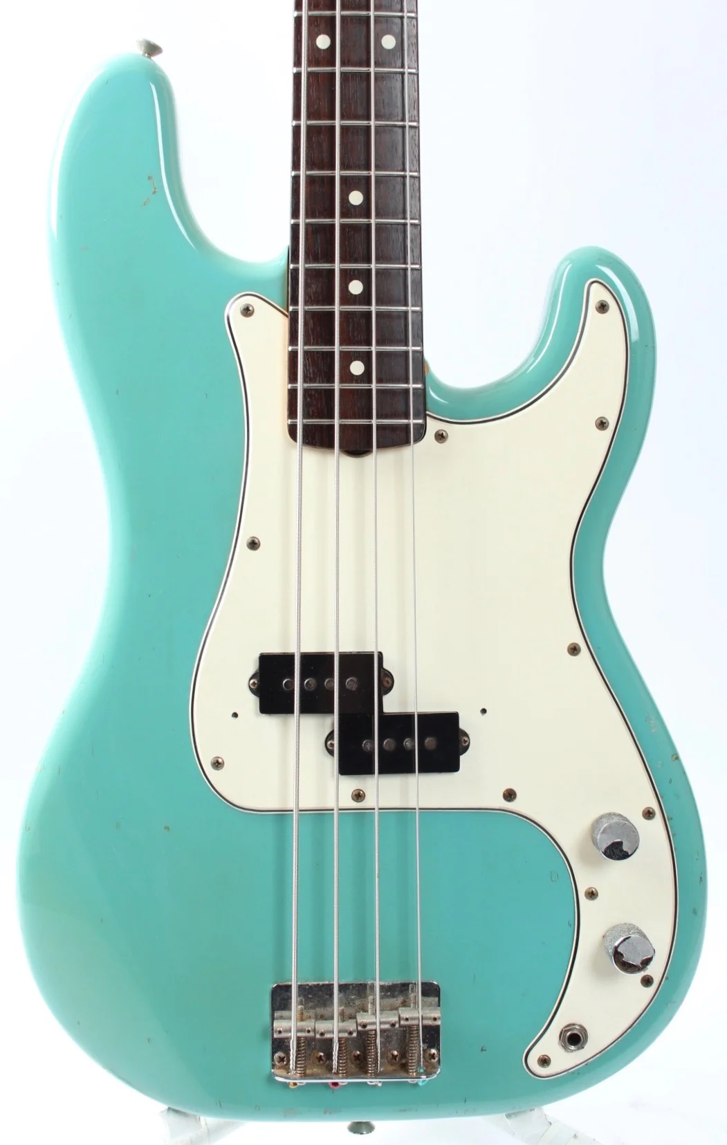 1982 Squier Precision Bass 62 Reissue california blue - Image 2