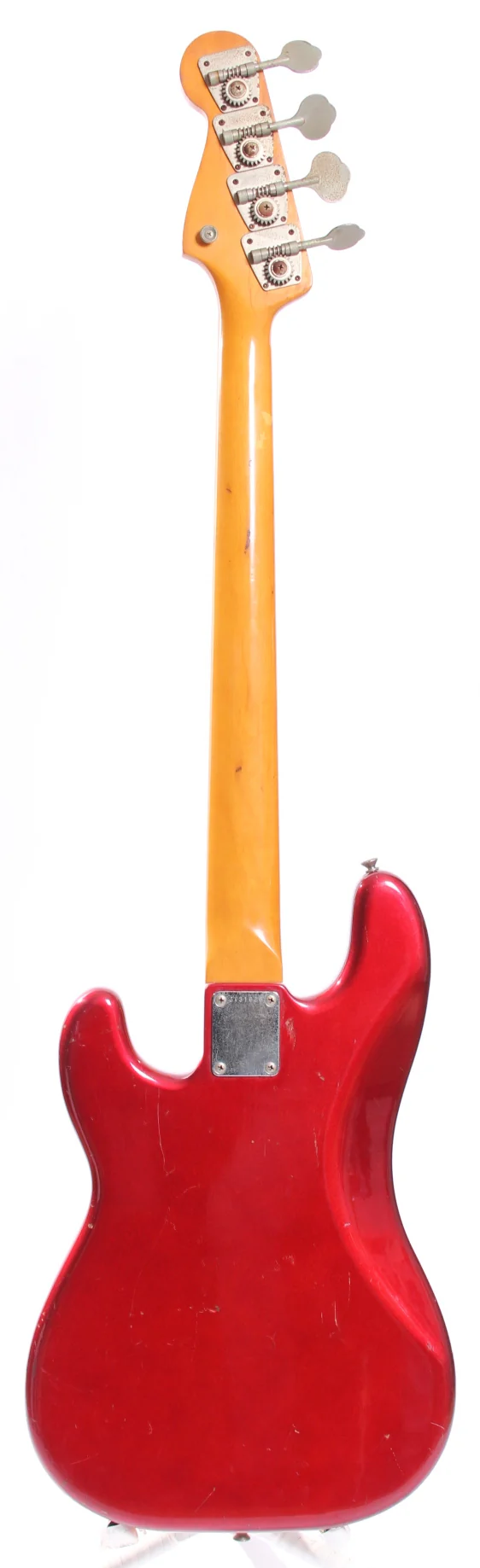 1982 Squier Precision Bass 62 Reissue candy apple red - Image 6