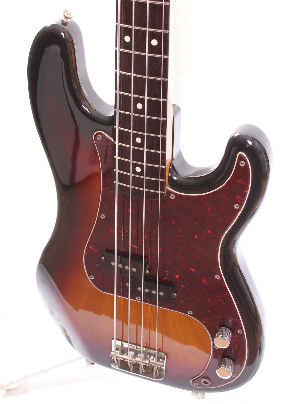 1982 Squier Precision Bass 62 Reissue sunburst - Image 3