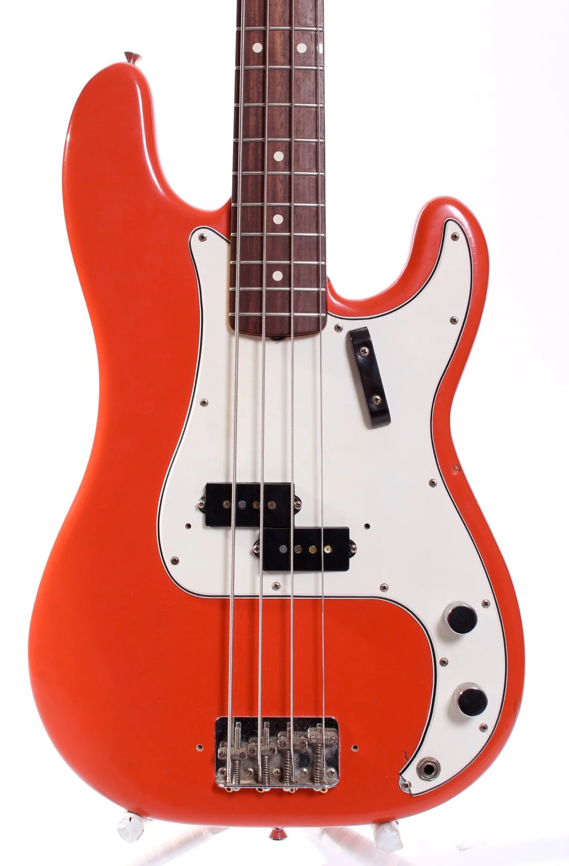 1983 Fender American Vintage Precision Bass '62 Reissue fiesta red - Image 4