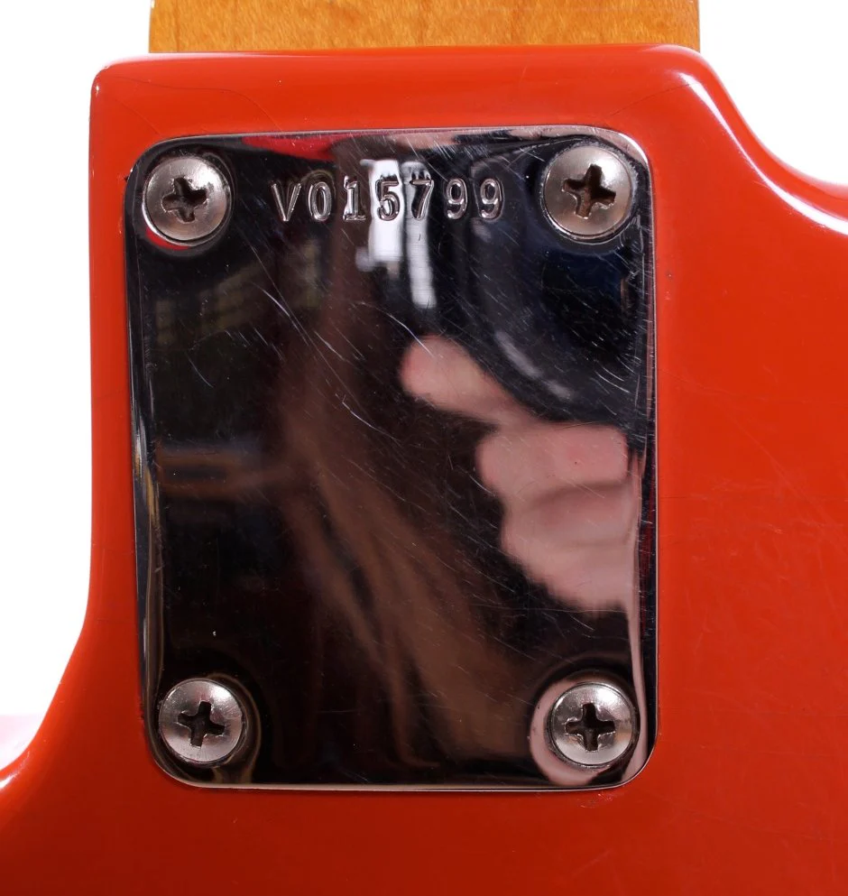 1983 Fender American Vintage Precision Bass '62 Reissue fiesta red - Image 9