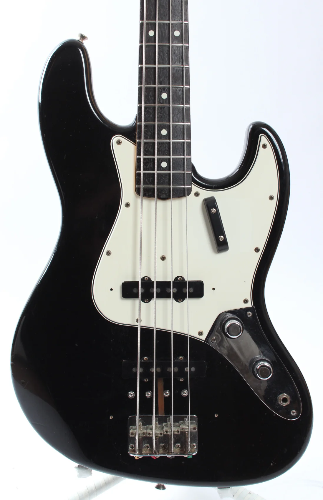 1983 Fender Jazz Bass 62 Reissue JB62-115 black - Image 2
