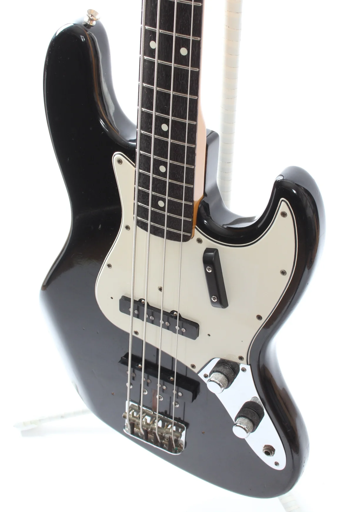 1983 Fender Jazz Bass 62 Reissue JB62-115 black - Image 3
