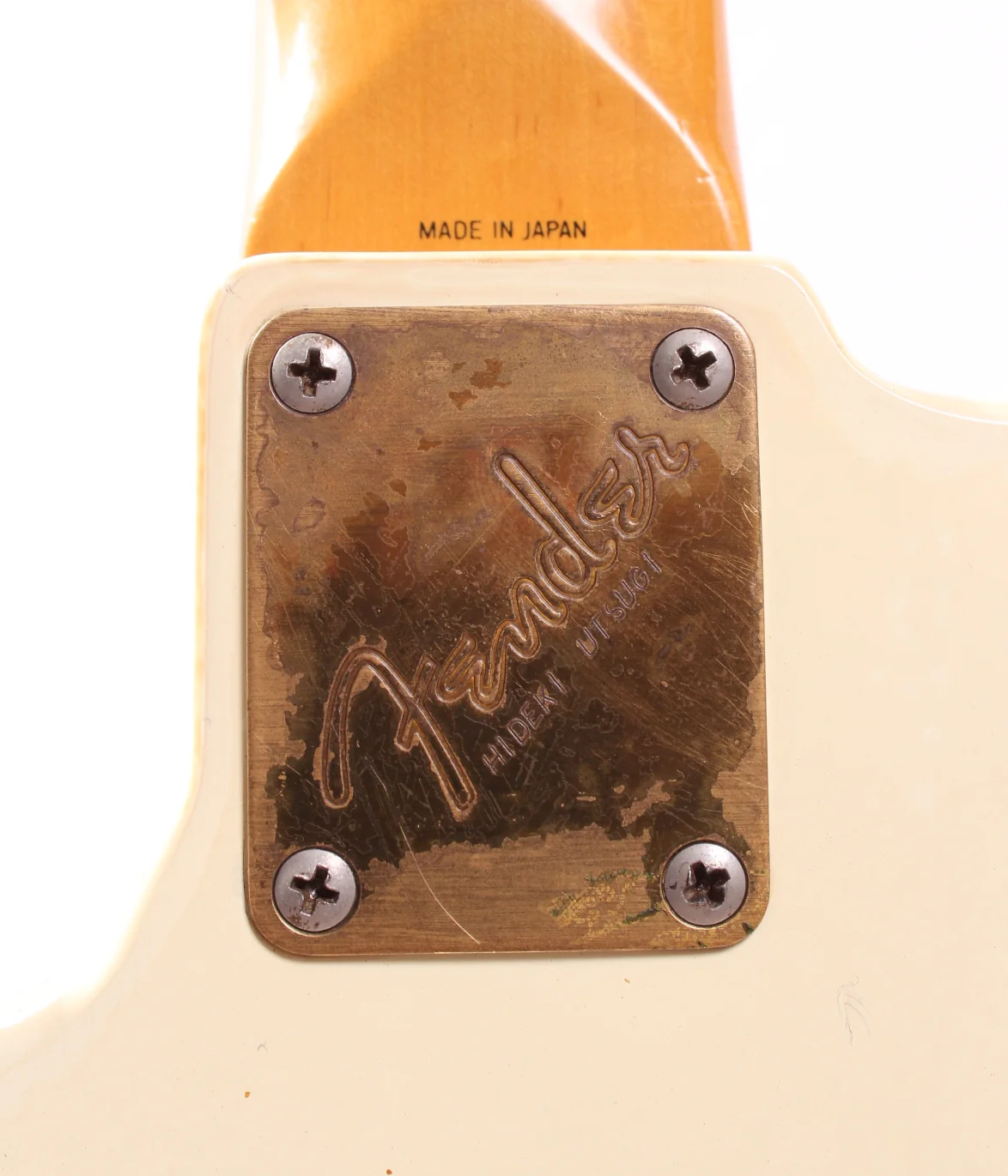 1983 Fender Jazz Bass 62 Reissue vintage white - Image 11
