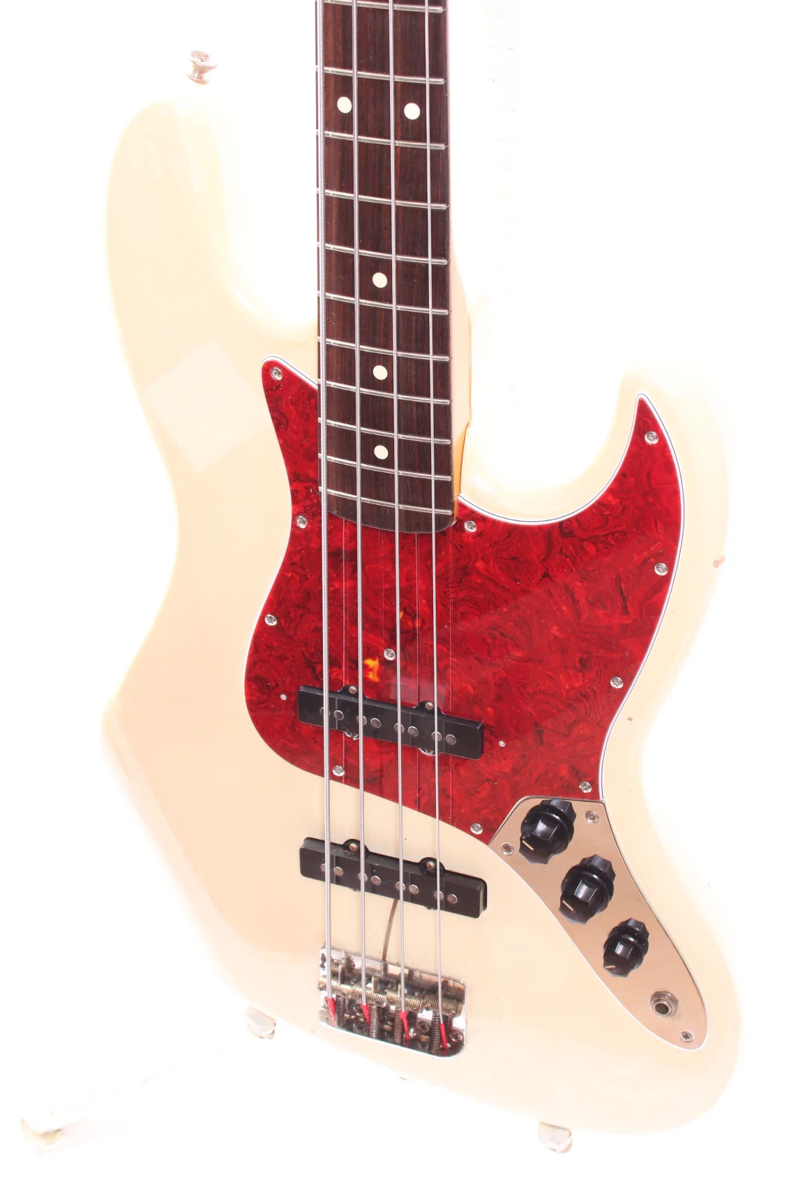 1983 Fender Jazz Bass 62 Reissue vintage white - Image 3