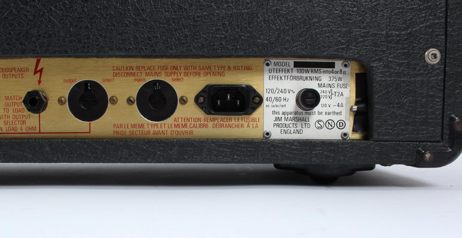 1983 Marshall JMP 2203 100w JCM800 Semco - Image 9