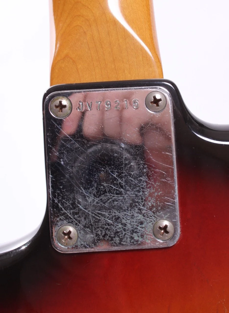 1983 Squier by Fender '62 Reissue Stratocaster JV Series sunburst - Image 11