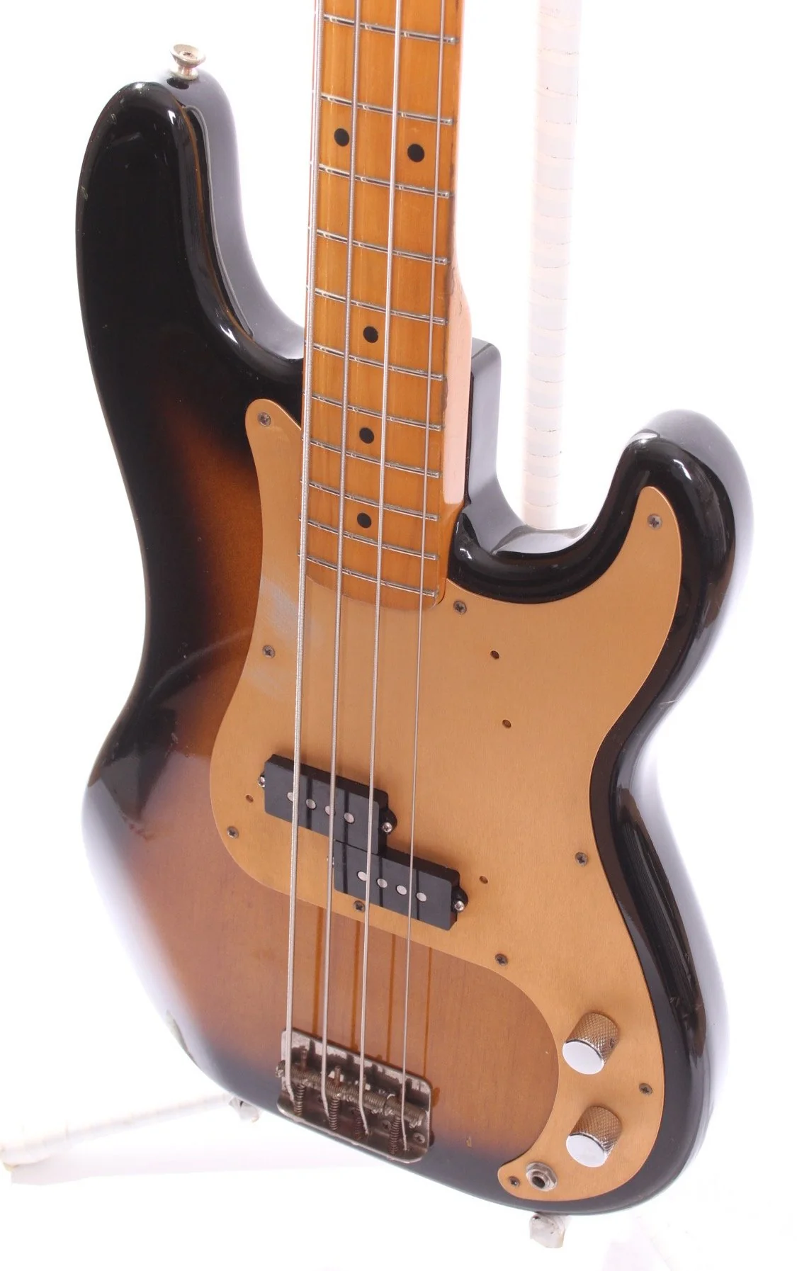 1983 Squier by Fender JV Series Precision Bass '57 Reissue sunburst - Image 3