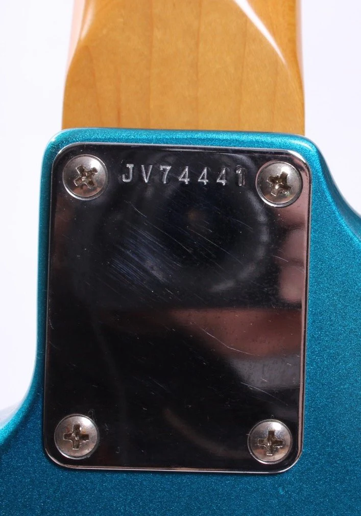 1983 Squier by Fender JV Series Stratocaster '62 Reissue lake placid blue - Image 11