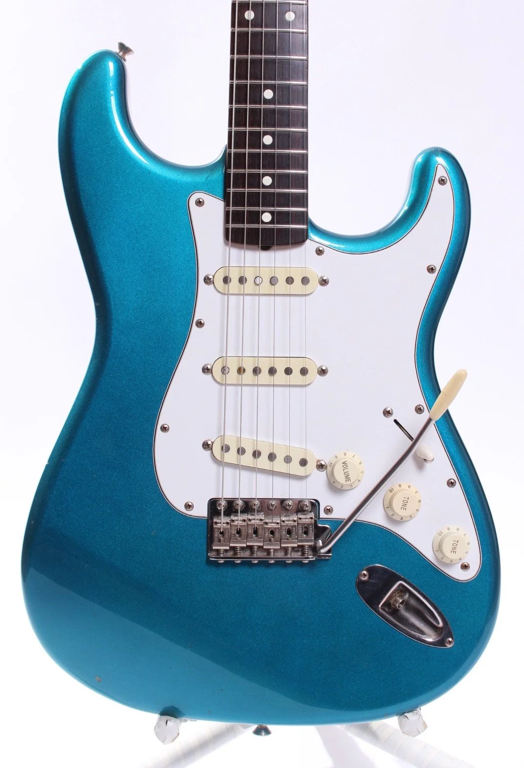 1983 Squier by Fender JV Series Stratocaster '62 Reissue lake placid blue - Image 2