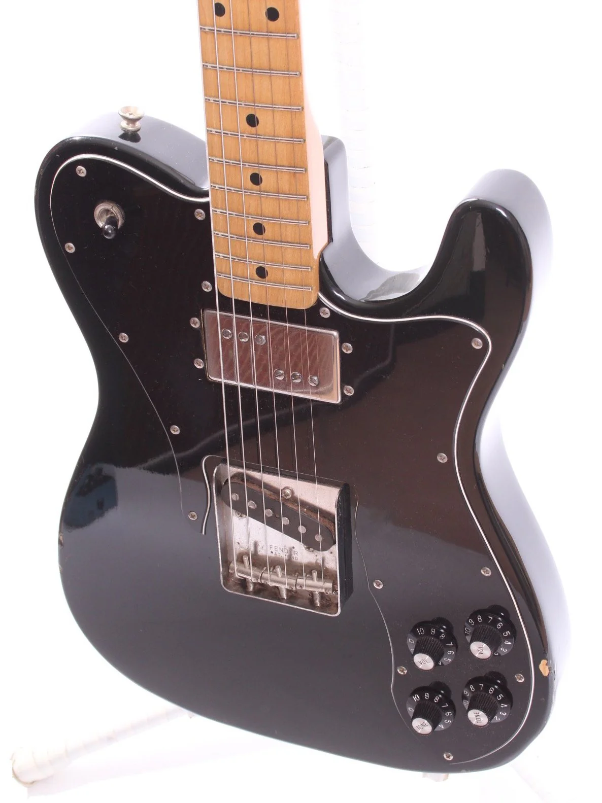 1983 Squier by Fender JV Series Telecaster Custom '72 Reissue black - Image 3