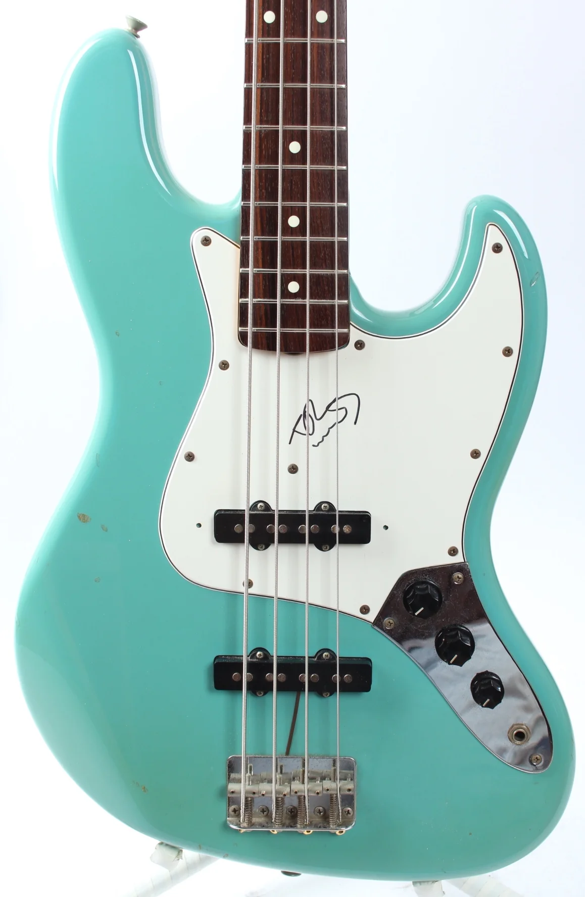 1983 Squier Jazz Bass 62 Reissue california blue - Image 2