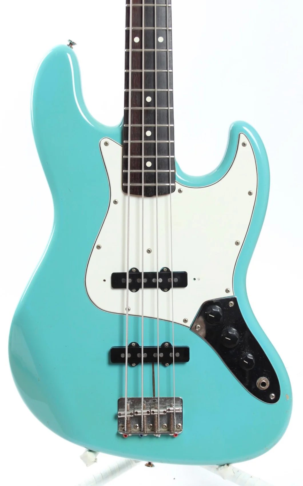 1983 Squier Jazz Bass 62 Reissue california blue - Image 2