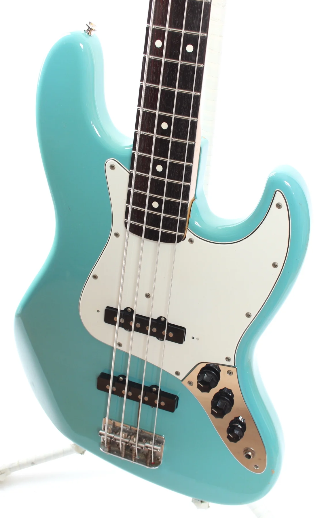 1983 Squier Jazz Bass 62 Reissue california blue - Image 3
