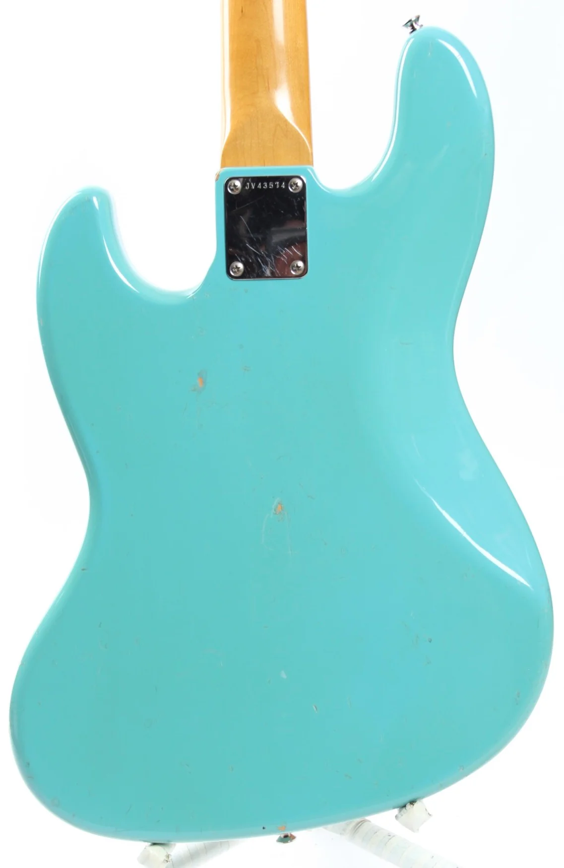1983 Squier Jazz Bass 62 Reissue california blue - Image 7