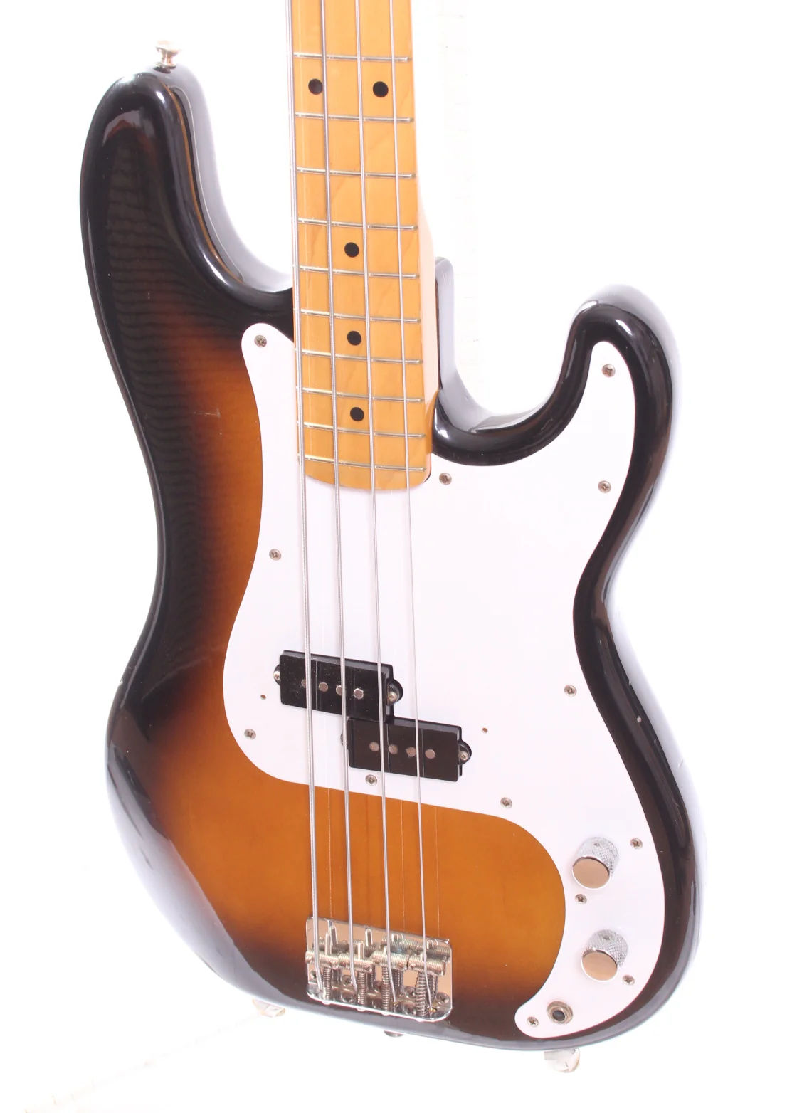 1983 Squier JV Precision Bass 57 Reissue sunburst - Image 3