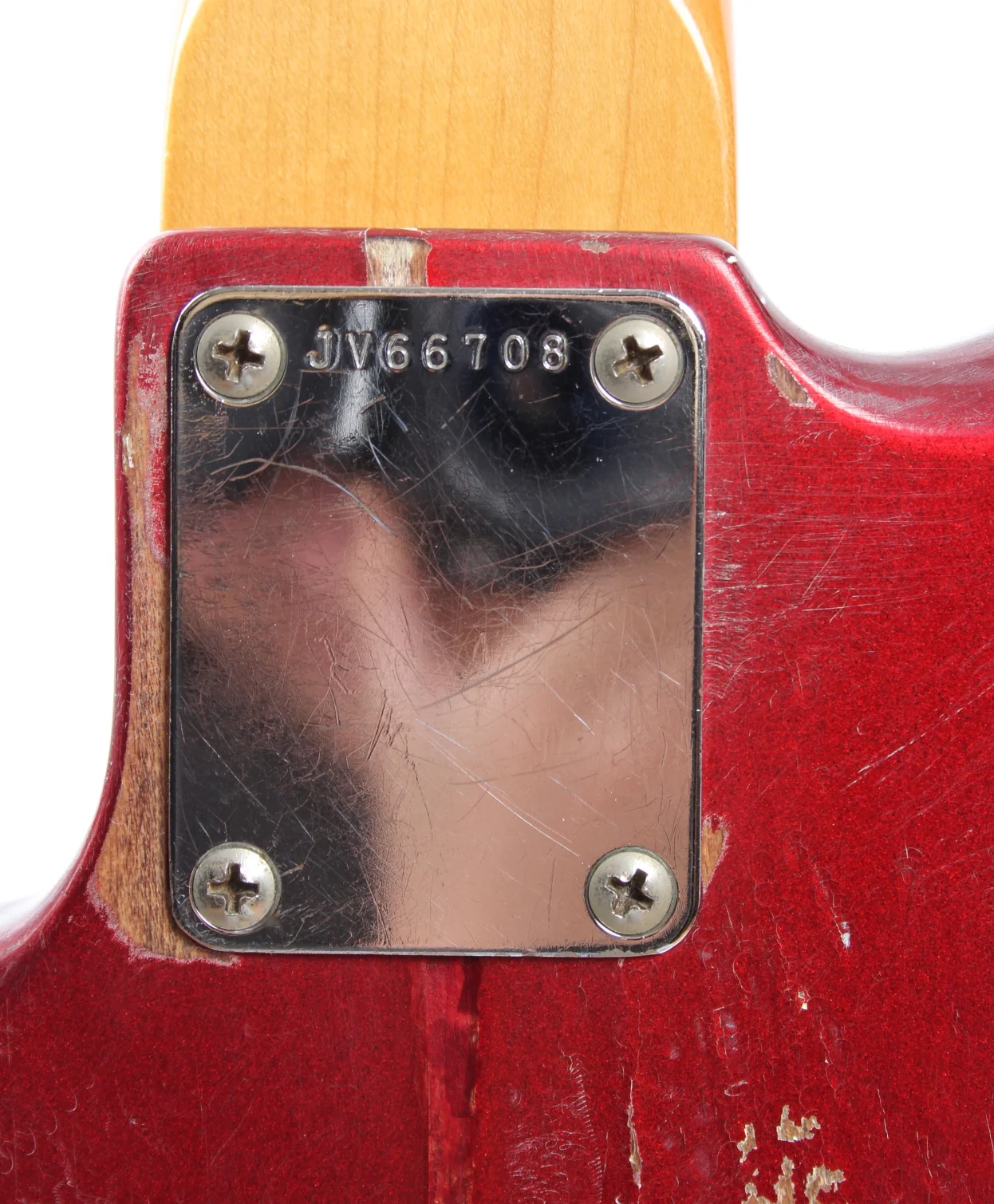 1983 Squier Precision Bass 62 Reissue candy apple red - Image 11