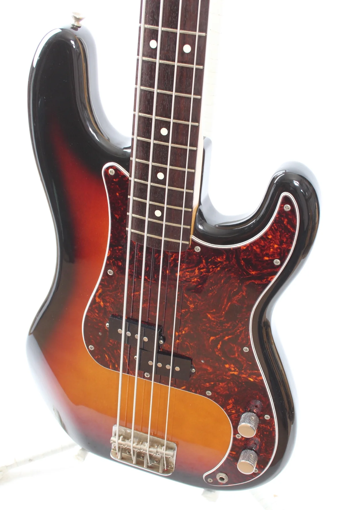 1983 Squier Precision Bass 62 Reissue sunburst - Image 3