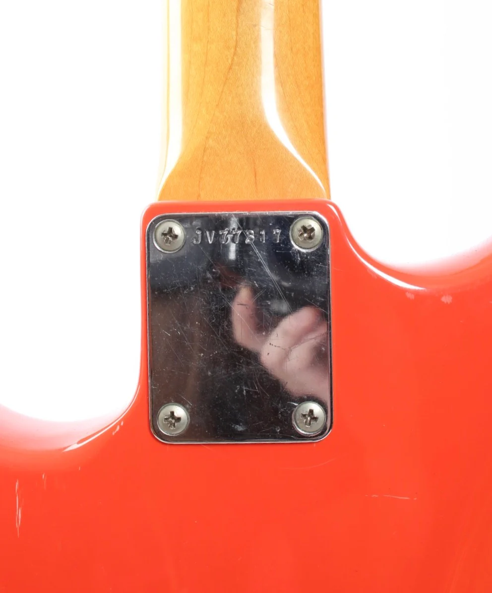 1983 Squier Stratocaster 62 Reissue fiesta red - Image 11