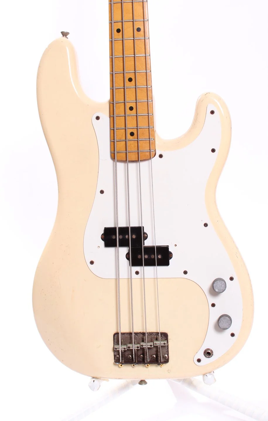 1984 Fender Precision Bass 57 Reissue vintage white - Image 2
