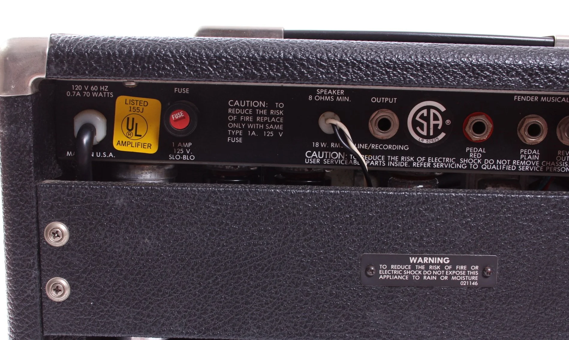 1984 Fender Super Champ Amp - Image 5