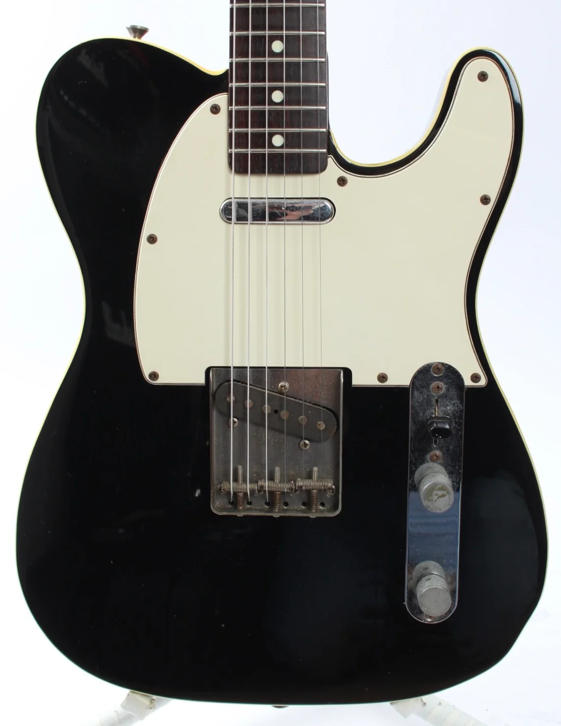 1984 Fender Telecaster Custom 62 Reissue JV Series black - Image 2