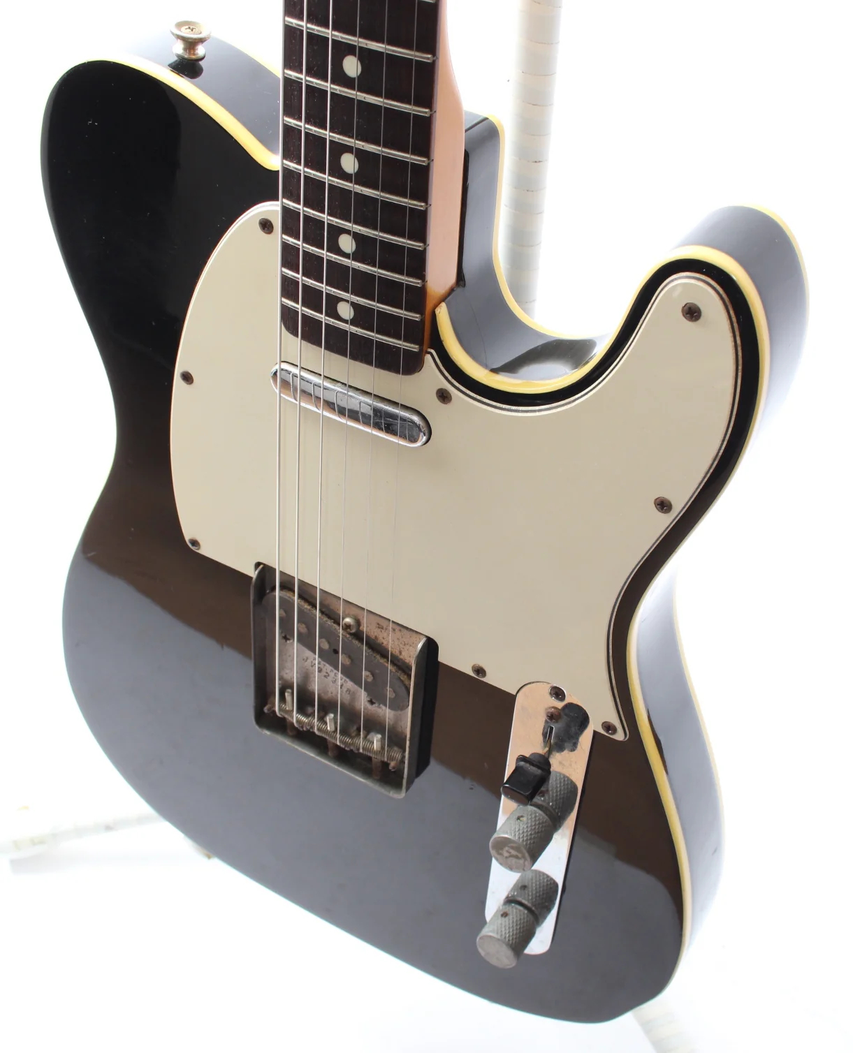 1984 Fender Telecaster Custom 62 Reissue JV Series black - Image 3