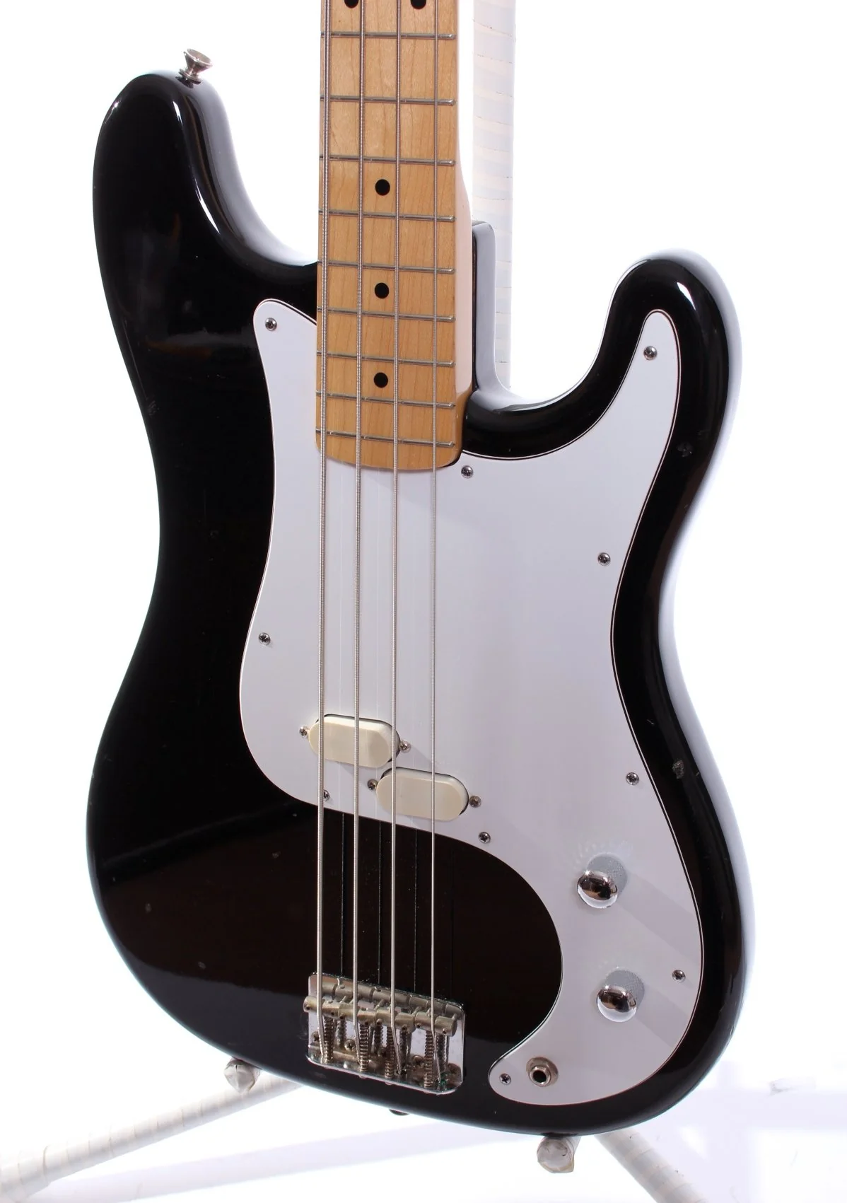 1984 Squier by Fender Japan Bullet Bass black - Image 3