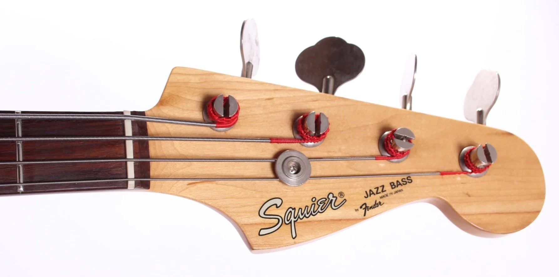 1984 Squier by Fender Jazz Bass 62 Reissue vintage white - Image 5