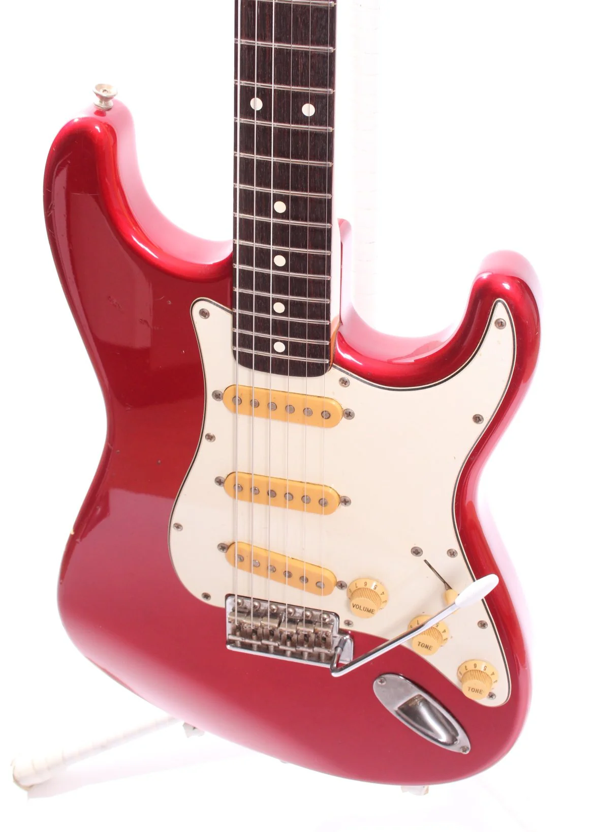 1984 Squier by Fender Stratocaster 62 Reissue candy apple red - Image 3