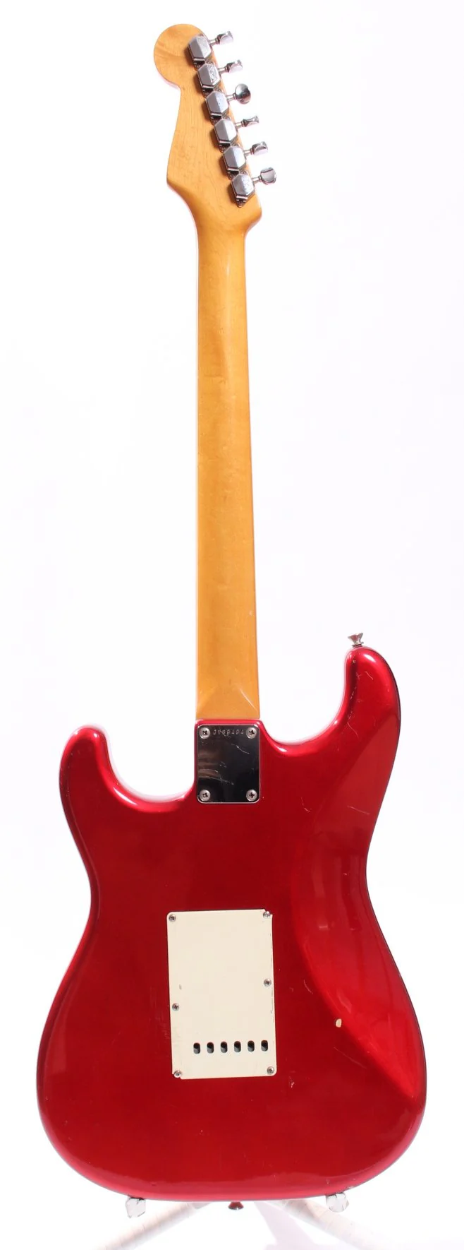 1984 Squier by Fender Stratocaster 62 Reissue candy apple red - Image 6
