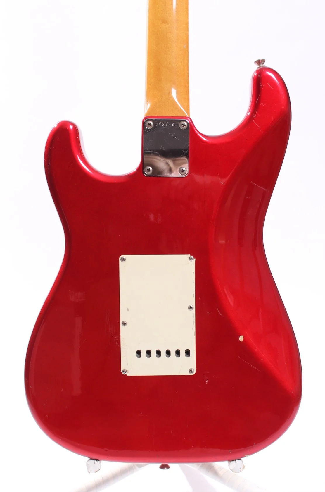 1984 Squier by Fender Stratocaster 62 Reissue candy apple red - Image 7