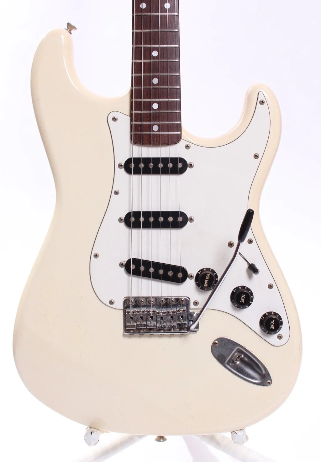 1984 Squier by Fender Stratocaster '72 Reissue vintage white - Image 2