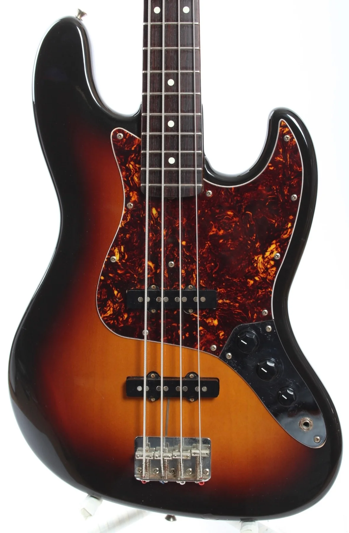 1984 Squier Jazz Bass 62 Reissue sunburst - Image 2