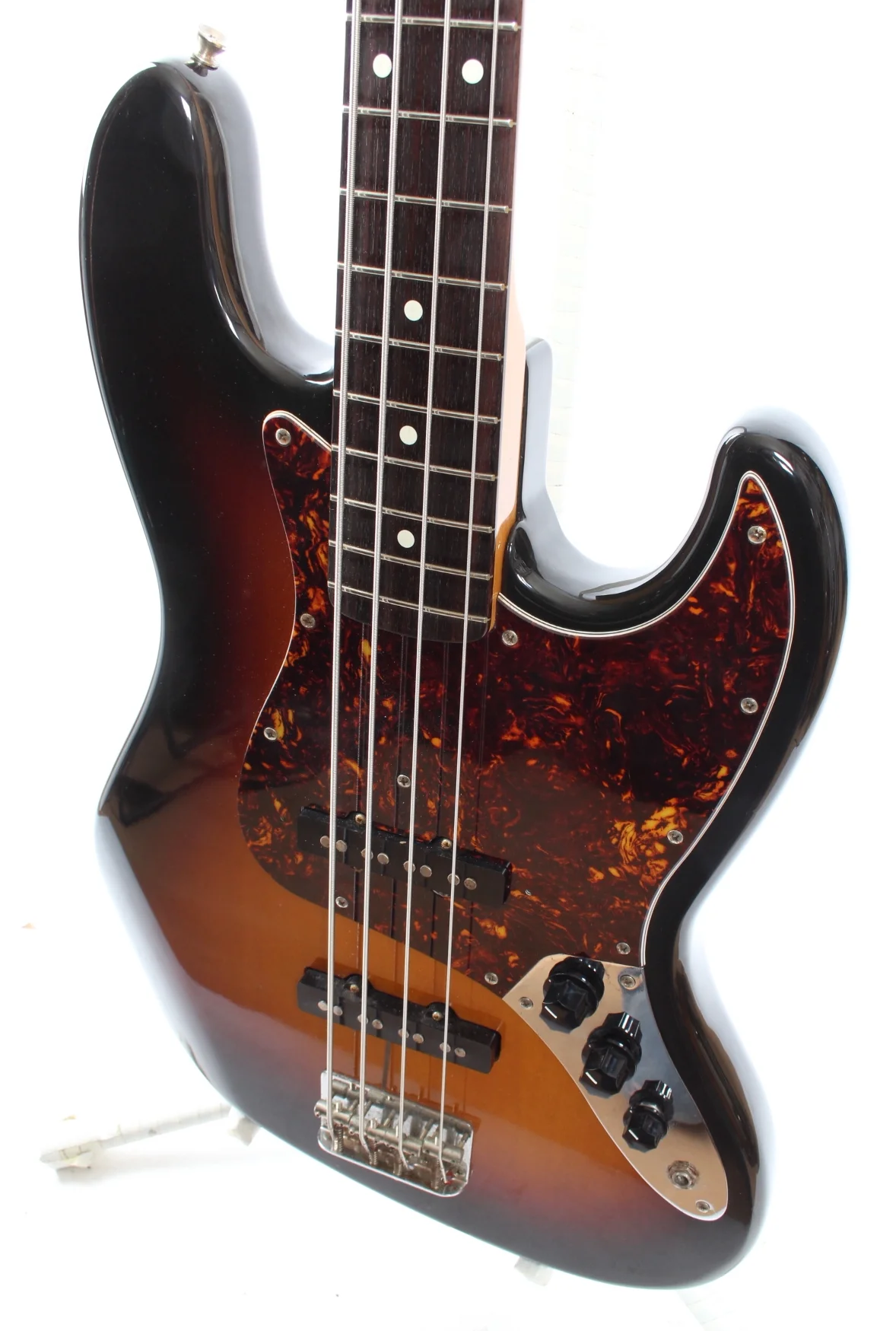 1984 Squier Jazz Bass 62 Reissue sunburst - Image 3