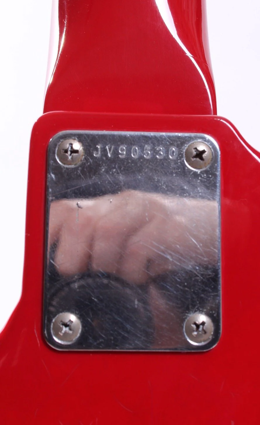 1984 Squier JV Contemporary Series PJ Bass torino red - Image 11